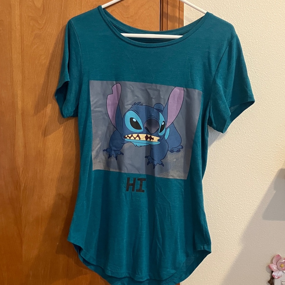 DISNEY Lilo and Stitch "Hi" Tshirt M